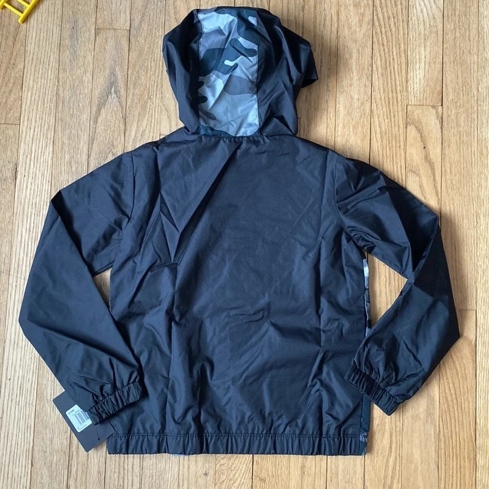 NWT Converse Camouflage/Camo Color Block Windbreaker Jacket (Size S)